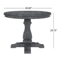 5pc Maria French Country Wood Expandable Dining Set Gray/Black - Christopher Knight Home -Christopher Knight Home GUEST 32777cc9 bae6 492d 8753 6cc9ccf89dff