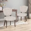 Set Of 2 Crosswind Tufted Dining Chair - Christopher Knight Home -Christopher Knight Home GUEST 33eb26a2 b8fb 4c46 a08d 82826066b1fa