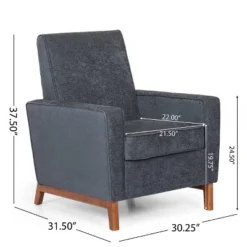Helmville Contemporary Upholstered Club Chair - Christopher Knight Home -Christopher Knight Home GUEST 35ca94f4 96d3 4635 9c7e 7ef6c9deeb00
