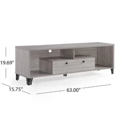 65" Celine Mid Century Modern Entertainment Unit - Christopher Knight Home -Christopher Knight Home GUEST 364c4d11 71e7 4800 ba2b 930e8f59d66a
