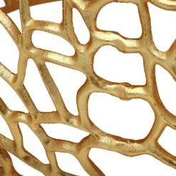 Christopher Knight Home Cortlandt Modern Handcrafted Aluminum Mesh Coffee Table Gold: Chic Pedestal Base, No Assembly Required -Christopher Knight Home GUEST 372f34b1 f4b1 4ca5 8862 5b0a2a10b3d7