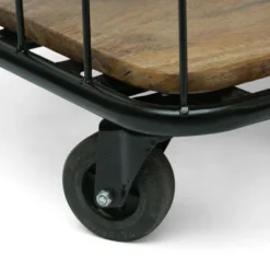 Colwill Modern Industrial Handcrafted Mango Wood Kitchen Cart With Wheels Natural/Black - Christopher Knight Home 12 Colwill Modern Industrial Handcrafted Mango Wood Kitchen Cart With Wheels Natural/Black - Christopher Knight Home -Christopher Knight Home GUEST 382a8fcc c258 490d be09 c1797f6bc98b