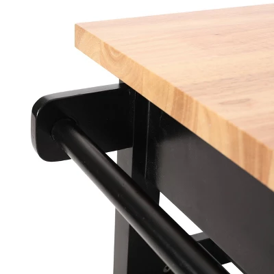 Westcliffe Contemporary Kitchen Cart With Wheels - Christopher Knight Home 12 Westcliffe Contemporary Kitchen Cart With Wheels - Christopher Knight Home - Image 10