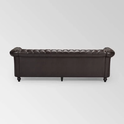 Parksley Tufted Chesterfield Sofa - Christopher Knight Home 4 Parksley Tufted Chesterfield Sofa - Christopher Knight Home - Image 2