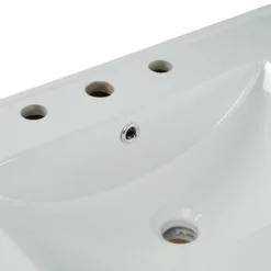 Christopher Knight Home Randi Vintage Minimalist 30" Modern Bathroom Vanity With Ceramic Sink, Antique Natural -Christopher Knight Home GUEST 3fe7be88 8024 4c60 a8d1 3df5bc370f0a