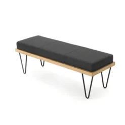 Elisha Industrial Modern Bench - Christopher Knight Home -Christopher Knight Home GUEST 42c5b57c 0ca8 4333 a236 405e961a071f