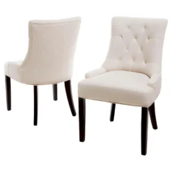 Set Of 2 Hayden Tufted Dining Chairs - Christopher Knight Home -Christopher Knight Home GUEST 4401e8fb 6e0a 4c39 8ff9 01c1330e627a