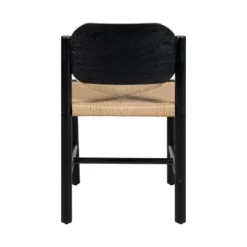 Christopher Knight Home Kayle Mid-Century Modern Acacia Wood Dining Chairs With Paper Rope Weave -Christopher Knight Home GUEST 4408294e e742 4a8e 9541 02d9114f6fd0