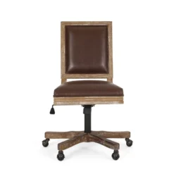 Sandine Rustic Upholstered Swivel Office Chair - Christopher Knight Home 29 Sandine Rustic Upholstered Swivel Office Chair - Christopher Knight Home -Christopher Knight Home GUEST 45505530 5c12 44e6 902f 4926db223fd8