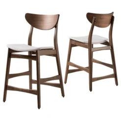 Set Of 2 24" Gavin Counter Height Barstool - Christopher Knight Home -Christopher Knight Home GUEST 46d5d33d 7f27 4446 b7fc e1760d2154e6