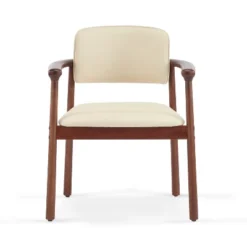 Christopher Knight Home Contemporary Jessica Rubberwood Faux Leather Upholstered Dining Chairs (Set Of 2) -Christopher Knight Home GUEST 478c94a6 e5a0 4ec2 b90d 42137bff0d92