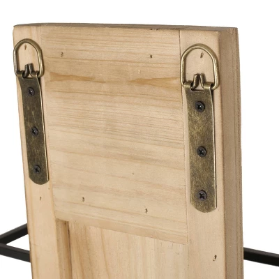 Toston Modern Industrial 8 Bottle Wall Mounted Wine Rack Natural/Black - Christopher Knight Home 10 Toston Modern Industrial 8 Bottle Wall Mounted Wine Rack Natural/Black - Christopher Knight Home - Image 8