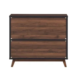 Hurlbut Modern Industrial Wooden 6 Bottle Wine Cabinet Walnut/Black/Dark Brown - Christopher Knight Home -Christopher Knight Home GUEST 4836b212 6cf4 4136 8f9c 9b2767043d90