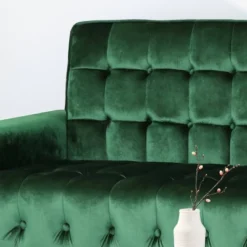 Hertford Tufted Velvet Sofa Emerald - Christopher Knight Home -Christopher Knight Home GUEST 4899f77c 4902 477a 9083 06b6ee5763e6