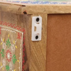 Ailey Handcrafted Boho Mango Wood 3 Drawer Nightstand Natural - Christopher Knight Home -Christopher Knight Home GUEST 48e2c173 2250 4977 89a8 59a07e607dd9