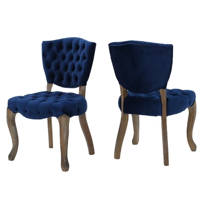 Bates Tufted Dining Chair Set 2ct - Christopher Knight Home 8 Bates Tufted Dining Chair Set 2ct - Christopher Knight Home - Image 6