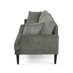 Malverne Contemporary 3 Seater Fabric Sofa With Accent Pillows Gray/Dark Brown - Christopher Knight Home 13 Malverne Contemporary 3 Seater Fabric Sofa With Accent Pillows Gray/Dark Brown - Christopher Knight Home -Christopher Knight Home GUEST 4a6a41c3 3782 427b 8d82 2d5e7a779427