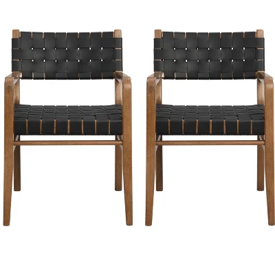Christopher Knight Home Prosen Faux Leather And Rubberwood Dining Chair (Set Of 2) 9 Christopher Knight Home Prosen Faux Leather And Rubberwood Dining Chair (Set Of 2) - Image 7