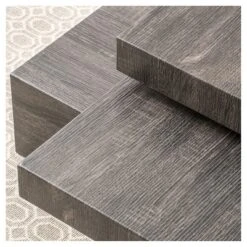 Iverson Rectangular Rotatable Coffee Table Black Oak - Christopher Knight Home: Unique 60's Vibe, Dual-Shelf -Christopher Knight Home GUEST 4cbfc7f6 283f 46c4 8b42 cb6de6f77e15