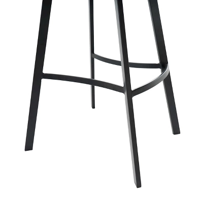 Set Of 2 30" Dax Faux Leather Barstool Brown - Christopher Knight Home 5 Set Of 2 30" Dax Faux Leather Barstool Brown - Christopher Knight Home - Image 3