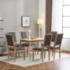 Christopher Knight Home Carina French Country Rubberwood Upholstered Dining Chair (Set Of 6) -Christopher Knight Home GUEST 50585008 53f2 44ba 9c2e e3649a92e21a