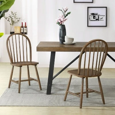 Christopher Knight Home Jafet Farmhouse High Back Spindle Dining Armless Chairs (Set Of 2) 11 Christopher Knight Home Jafet Farmhouse High Back Spindle Dining Armless Chairs (Set Of 2) - Image 9
