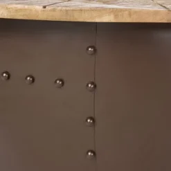 Christopher Knight Home Algonac Modern Industrial Handcrafted Mango Wood And Iron Storage Coffee Table, Natural -Christopher Knight Home GUEST 511d890c 73ef 47d6 bcf8 3e3a1509ee0c