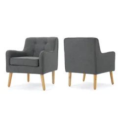 Set Of 2 Felicity Mid-Century Armchairs - Christopher Knight Home -Christopher Knight Home GUEST 51b47957 5447 4c04 8f00 3629f5c0ea79