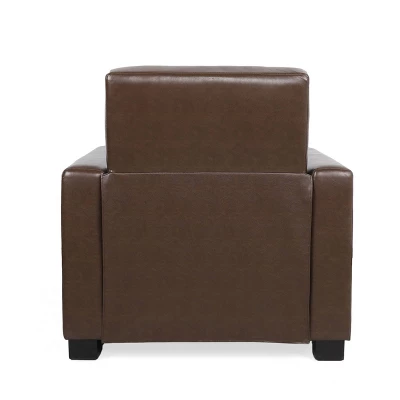 Craigue Contemporary Tufted Faux Leather Pushback Recliner - Christopher Knight Home 6 Craigue Contemporary Tufted Faux Leather Pushback Recliner - Christopher Knight Home - Image 4