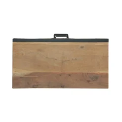 Burdine Handcrafted Boho Wood 3 Drawer Cabinet Natural/Black - Christopher Knight Home -Christopher Knight Home GUEST 58c2f832 f8b9 43d7 9707 62e31441d319