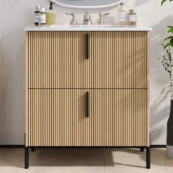 Christopher Knight Home Sephera Modern 30" Bathroom Vanity With Ceramic Sink And Drawers 20 Christopher Knight Home Sephera Modern 30" Bathroom Vanity With Ceramic Sink And Drawers -Christopher Knight Home GUEST 59dd5a3a 20c3 4195 8da3 559d250575c7