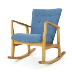 Callum Mid-Century Fabric Rocker - Christopher Knight Home -Christopher Knight Home GUEST 5a629bf3 a8b0 42db 8e4f bf2b2f4734c1