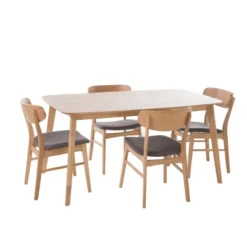 5pc Lucious 60" Dining Set - Christopher Knight Home 16 5pc Lucious 60" Dining Set - Christopher Knight Home -Christopher Knight Home GUEST 5a64a676 9a2f 4506 bdb4 8bcb7d7af4a1