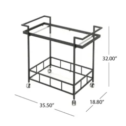Ambrose Industrial Bar Cart - Christopher Knight Home -Christopher Knight Home GUEST 5bd6fc48 4e42 47f9 88fe b1c671c3db8e