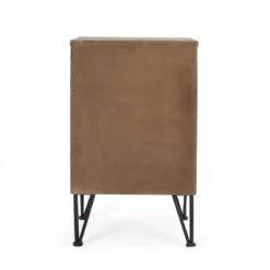 Pilster Contemporary End Table With Storage Walnut/Natural/Black - Christopher Knight Home -Christopher Knight Home GUEST 5d5db542 3b81 40d3 9629 b118326a5e4d