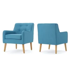 Set Of 2 Felicity Mid-Century Armchairs - Christopher Knight Home -Christopher Knight Home GUEST 5d953c6e 2144 41e1 8c19 f84e5c510b83