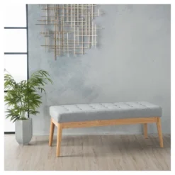 Saxon Upholstered Bench - Christopher Knight Home -Christopher Knight Home GUEST 5dd2f33b 38dc 4419 bc12 fe7376c59218