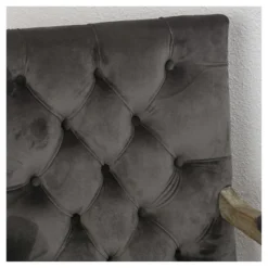 Saltillo New Velvet Arm Dining Chair - Charcoal - Christopher Knight Home -Christopher Knight Home GUEST 5dd670bf 0b2e 4f53 ba5a 3a295de28386