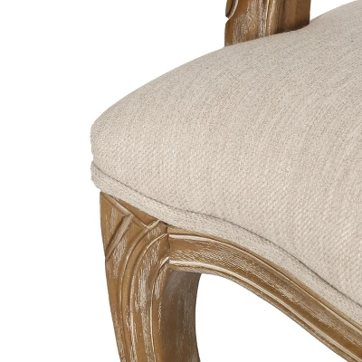 2pk Mina French Country Wood And Cane Upholstered Dining Chairs - Christopher Knight Home 10 2pk Mina French Country Wood And Cane Upholstered Dining Chairs - Christopher Knight Home - Image 8