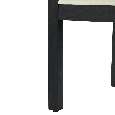 Christopher Knight Home Keera Modern Rubberwood Linen Upholstered Armchairs (Set Of 4) 10 Christopher Knight Home Keera Modern Rubberwood Linen Upholstered Armchairs (Set Of 4) - Image 8