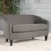 Justine Loveseat Dark Gray - Christopher Knight Home 1 Justine Loveseat Dark Gray - Christopher Knight Home -Christopher Knight Home GUEST 5f8bfb4a 54eb 46ce a675 1f77c4550016