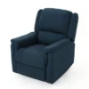 Jennette Tufted Swivel Gliding Recliner Navy Blue - Christopher Knight Home: Polyester Upholstery, Plywood Frame -Christopher Knight Home GUEST 602b8d2d 809e 4b55 90c1 6f37cacdc050