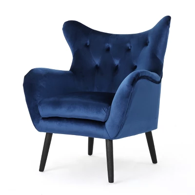 Alyssa New Velvet Armchair - Christopher Knight Home 12 Alyssa New Velvet Armchair - Christopher Knight Home - Image 10