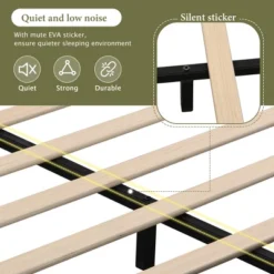 Christopher Knight Home Ginny King Size Upholstered Platform Bed With Tufted Headboard -Christopher Knight Home GUEST 63c02f78 c0be 42a6 acf7 763215da7f64