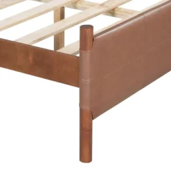 Christopher Knight Home Candace Queen Wood Platform Bed With Faux Leather Headboard -Christopher Knight Home GUEST 64185207 b1f0 4f6e 9d35 739bef5daec7