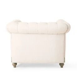 Castalia Chesterfield Tufted Fabric Club Chair With Nailhead Trim - Christopher Knight Home -Christopher Knight Home GUEST 64bc1f89 6dad 4002 93d1 0d21010a65c9