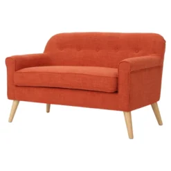 Mariah Mid-Century Loveseat - Christopher Knight Home -Christopher Knight Home GUEST 66474d1d 0f89 4316 8db3 c3548e26835a