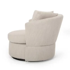 Smyrna Contemporary Upholstered Swivel Club Chair - Christopher Knight Home -Christopher Knight Home GUEST 66e85605 8ea3 49f2 b9d1 08ca3f055a1d