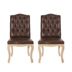 2pk Shylo Contemporary Faux Leather Dining Chairs - Christopher Knight Home 23 2pk Shylo Contemporary Faux Leather Dining Chairs - Christopher Knight Home -Christopher Knight Home GUEST 67483a1b 034c 41fa 9d1e 9fea59b07590