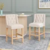 Set Of 2 Landria Button Tufted Wingback Counter Height Barstools - Christopher Knight Home -Christopher Knight Home GUEST 692a4f8e f93d 45e1 8414 4cc4604041bc